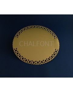 Lace rimmed gold boards